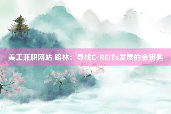 美工兼职网站 路林：寻找C-REITs发展的金钥匙